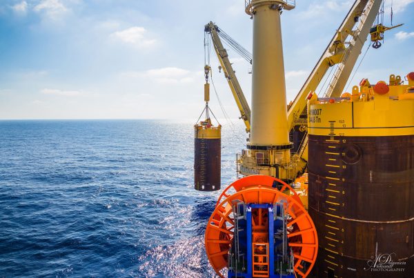 Karish FPSO mooring installation, karish fpso, offshore projects, subsea