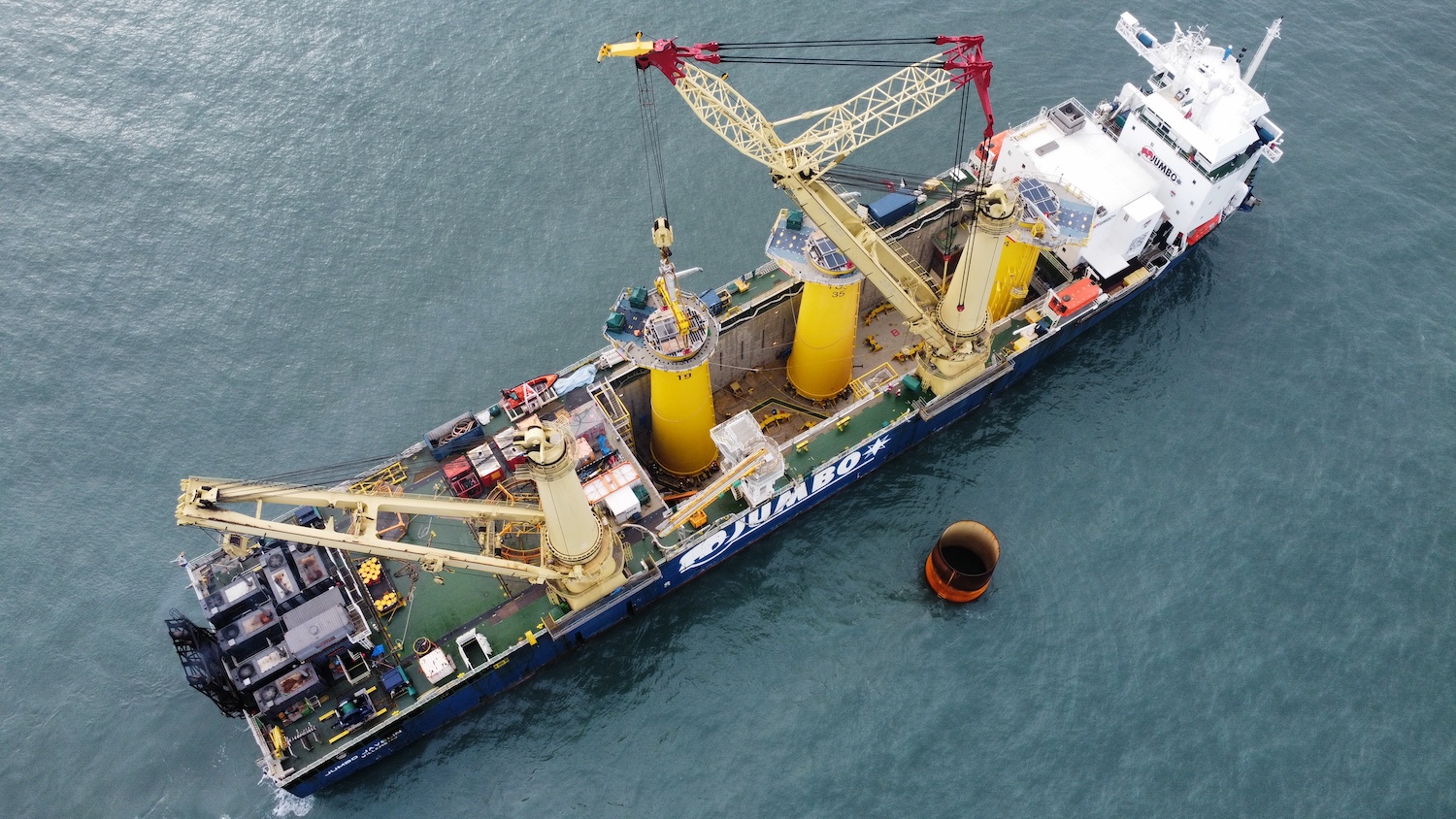 Optimising Offshore Wind Foundation Installation, jumbo offshore